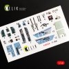 KELIK K48028 F/A-18A HORNET INTERIOR 3D DECALS FOR KINETIC KIT 1/48